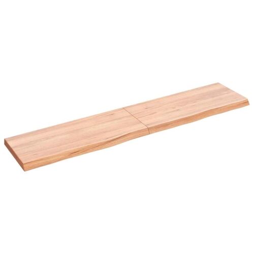 Kupaonska radna ploča svjetlosmeđa 140x30x(2-4) cm masivno drvo - Svjetlosmeđa 140 x 30 x 4 cm Svjetlosmeđa 140 x 30 x 4 cm Cijena
