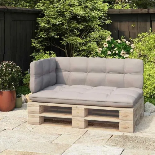 Naslon za sofu od paleta svjetlosivi 110 cm željezni - Svjetlosiva 110 cm Cijena