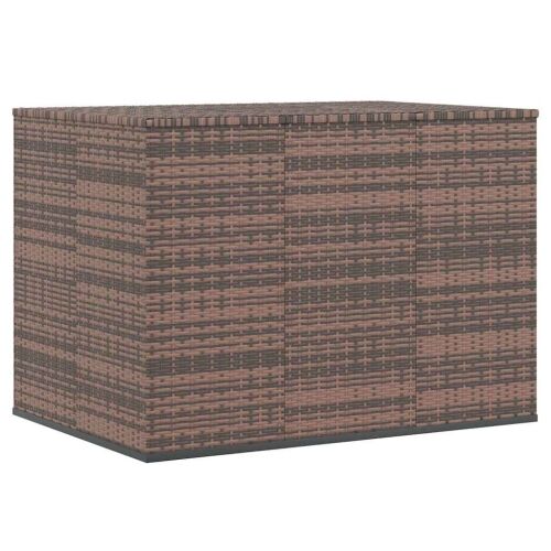 Kutija za vrtne jastuke od PE ratana 145 x 100 x 103 cm smeđa - Smeđa 145 x 100 x 103 cm Smeđa 145 x 100 x 103 cm Cijena