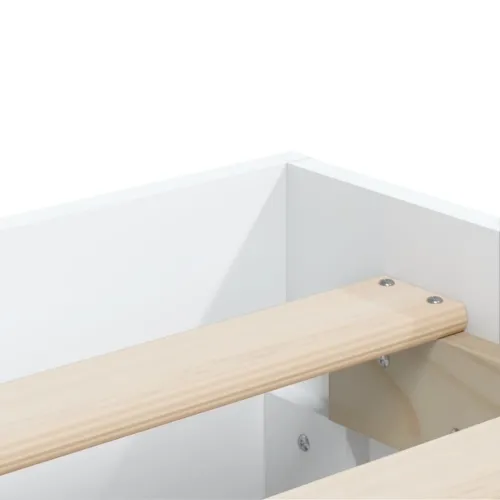 Okvir kreveta s ladicama bez madraca bijeli 120x190 cm - Bijela 120 x 190 cm Cijena