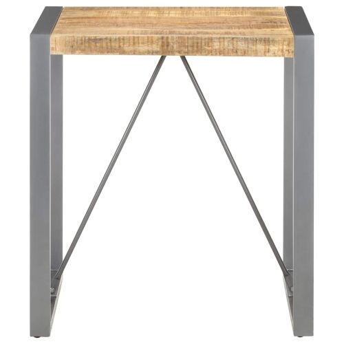 Blagovaonski stol 70 x 70 x 75 cm od masivnog grubog drva manga - Siva 70 x 70 x 75 cm 1 Grubo masivno drvo manga Cijena