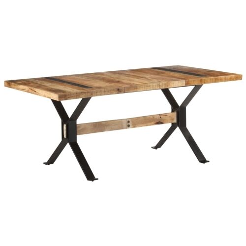 Blagovaonski stol 180 x 90 x 76 cm od grubog drva manga - 180 x 90 x 76 cm 1 grubo drvo manga 180 x 90 x 76 cm Cijena