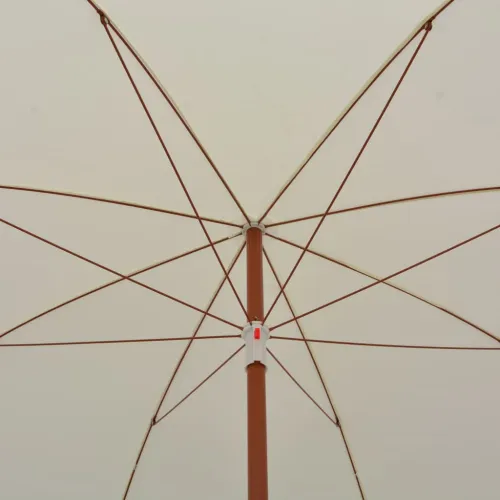 Vrtni suncobran s čeličnim stupom 300 cm boja pijeska - Pijesak 300 cm Cijena