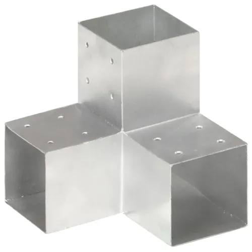 Spojnici za stupove u Y-obliku 4 kom pocinčani metal 101x101 mm - 101 x 101 mm 4 Oblik slova Y Cijena