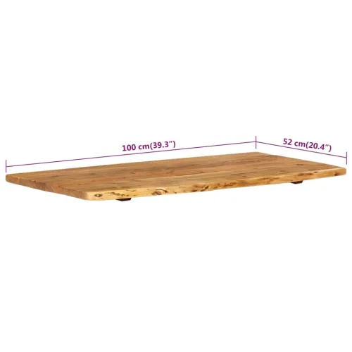 Vrh za kupaonski ormarić od bagremovog drva 100x52x2,5 cm - 100 x 52 x 2.5 cm Cijena