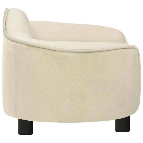 Sofa za pse krem 67 x 47 x 36 cm plišana - Krema Cijena