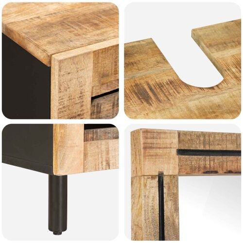 Set ormarića za kupaonicu 2 kom. Prirodna 62 x 33 x 58 cm Cijena