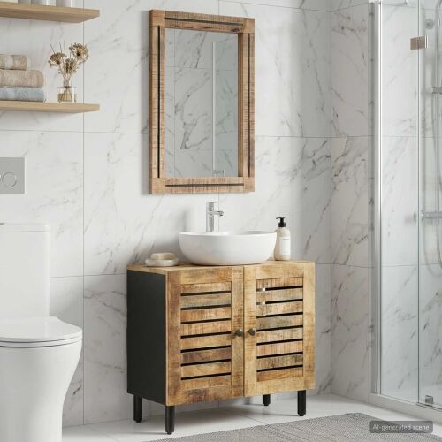 Set ormarića za kupaonicu 2 kom. Prirodna 62 x 33 x 58 cm Cijena