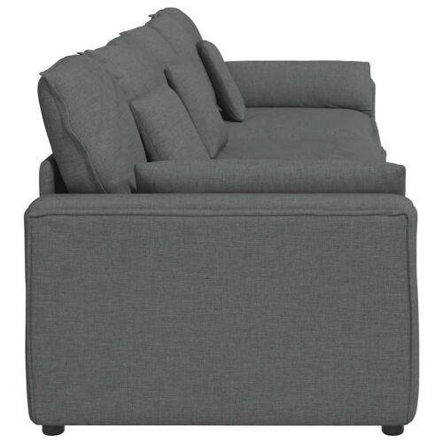 Modularna sofa s jastucima tamno siva - Tamno siva Tamno siva Cijena