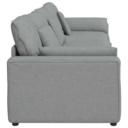 Modularna sofa s jastucima svijetlosiva - Svjetlosiva Svjetlosiva Cijena
