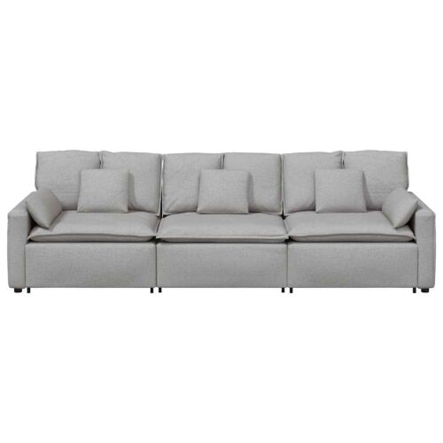 Modularna sofa s jastucima, sive boje - Oblačnosiva Cijena