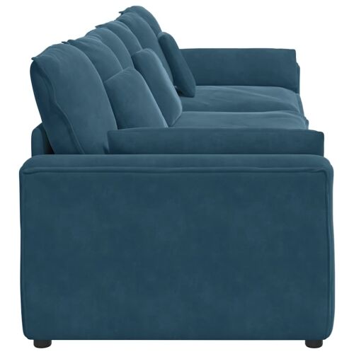 Modularna sofa s jastucima plava - Plava Cijena