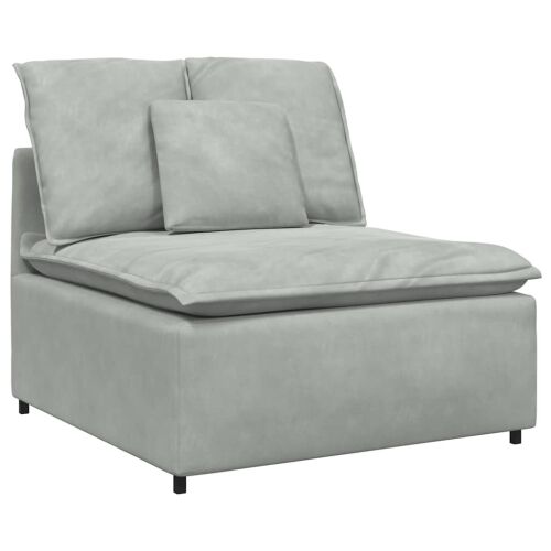 Modularna sofa s jastucima svijetlosiva - Svjetlosiva Svjetlosiva Cijena