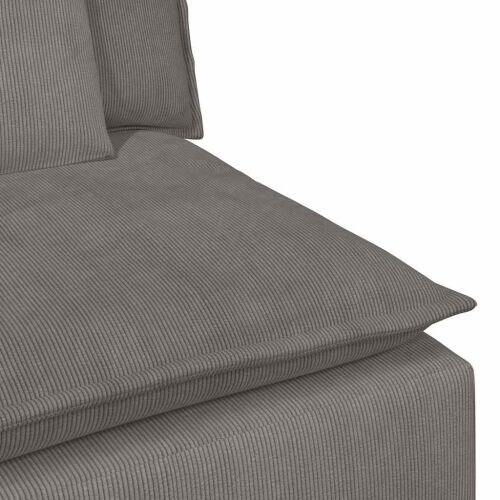 Modularna sofa s jastucima svijetlosiva - Svjetlosiva Svjetlosiva Cijena