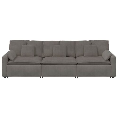 Modularna sofa s jastucima svijetlosiva - Svjetlosiva Svjetlosiva Cijena