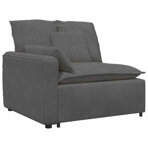 Modularna sofa s jastucima tamno siva - Tamno siva Tamno siva Cijena