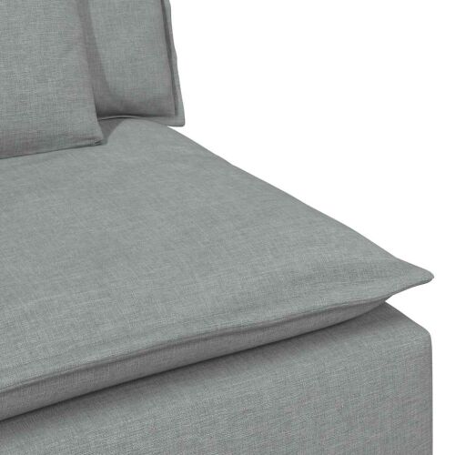 Modularna sofa s jastucima svijetlosiva - Svjetlosiva Svjetlosiva Cijena