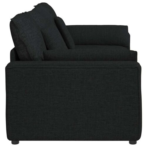 Modularna sofa s jastucima crna - Crna Cijena