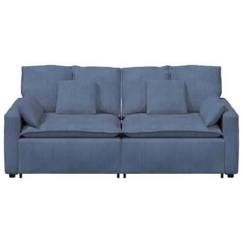 Modularna sofa s jastucima plava - Plava Cijena