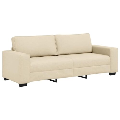 3-dijelni set sofa s jastucima, krem tkanina Cijena