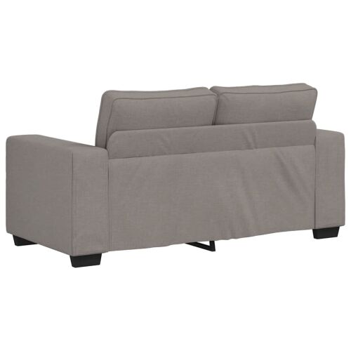 Dvodijelni set sofa s jastucima, taupe tkanina - Sivo-smeđa 1 Sivo-smeđa Cijena