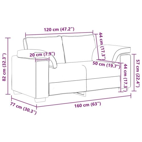 Dvodijelni set sofa s jastucima, crni baršun - Crna 1 Crna Cijena