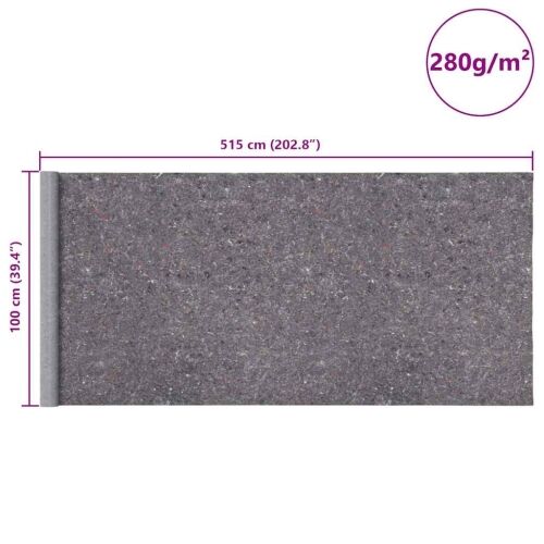 Neklizajuće flis za slikanje 2 kom 5 m 280 g/m² sive - 5 m 2 5 m 2 Cijena
