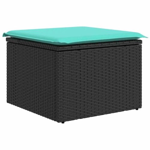 Set sofe 7 kom. Crna i Plava Poli ratan - Crna Cijena