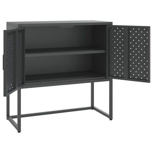 Komoda antracit 75 x 35 x 75 cm čelična - Antracit 1 75 cm Antracit Cijena