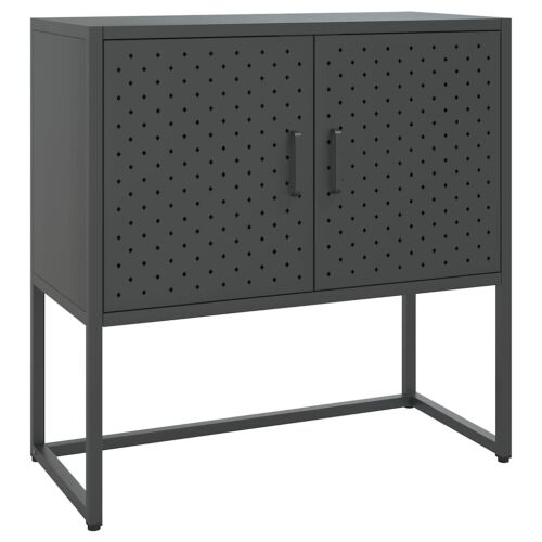 Komoda antracit 75 x 35 x 75 cm čelična - Antracit 1 75 cm Antracit Cijena