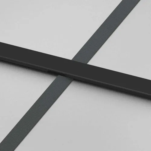 Klizna vrata s okovima crna 102,5x205 cm ESG staklo - Crna 102.5 x 205 cm (200 cm sliding rail) Matirano Cijena