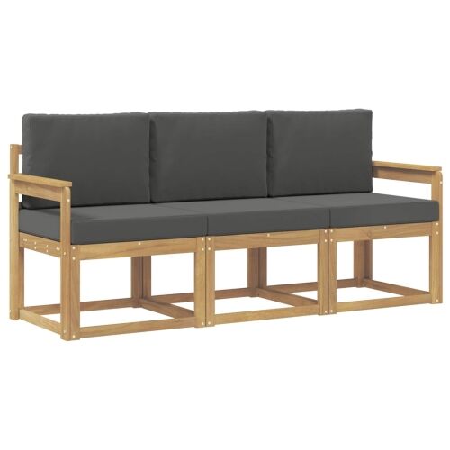 Set vanjskih sofa 3 kom. - bijela i antracit Otvoreni okvir Cijena