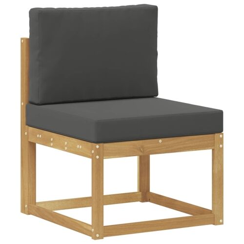 Set vanjskih sofa 6 kom. - bijela i antracit vodoravne letvice Cijena