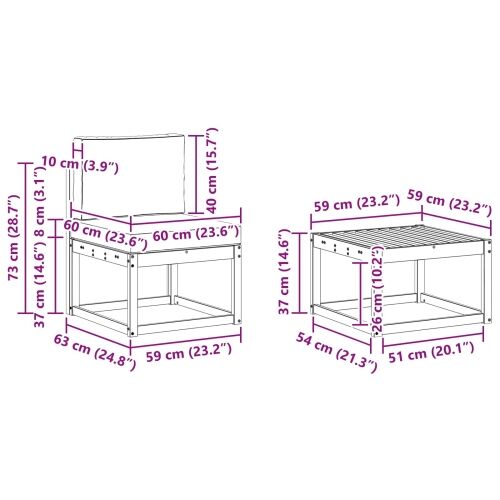 Set vanjskih sofa 6 kom. - bijela i antracit Zakrivljeni Cijena
