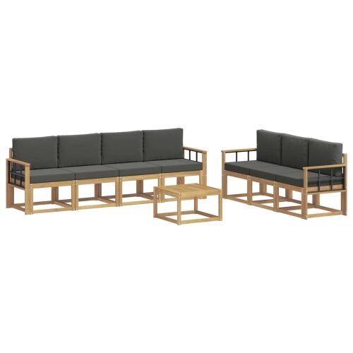 Set vanjskih sofa 7 kom. - bijela i antracit Mreža Cijena