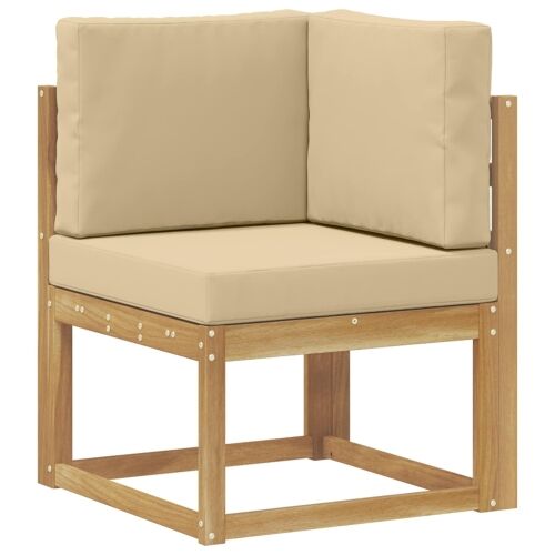 Set vanjskih sofa 6 kom. - Bijela i bež Široka ravnina Cijena