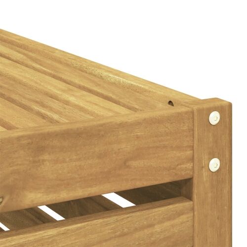 Set vanjskih sofa 7 kom. Bijela - Bijela vodoravne letvice Cijena