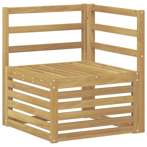 Set vanjskih sofa 7 kom. Bijela - Bijela Okomite letvice Cijena