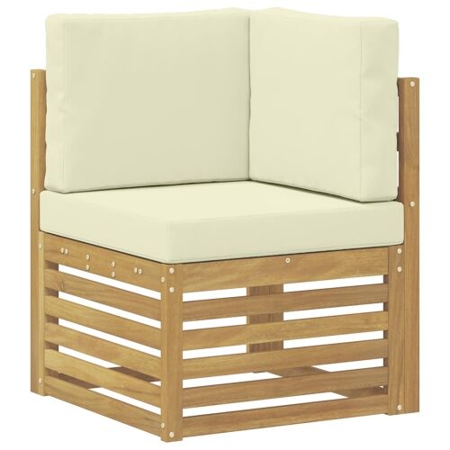 Set vanjskih sofa 7 kom. Bijela i krem - Bijela i krem Široka ravnina Cijena