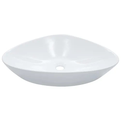 Lavabo - Umivaonik 58,5 x 39 x 14 cm keramički bijeli - Bijela Cijena