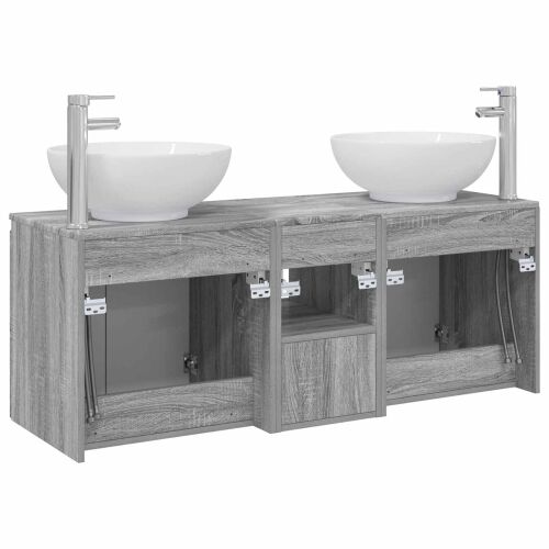 Set ormarića za kupaonicu 3 kom. Siva Sonoma - Siva Sonoma Cijena