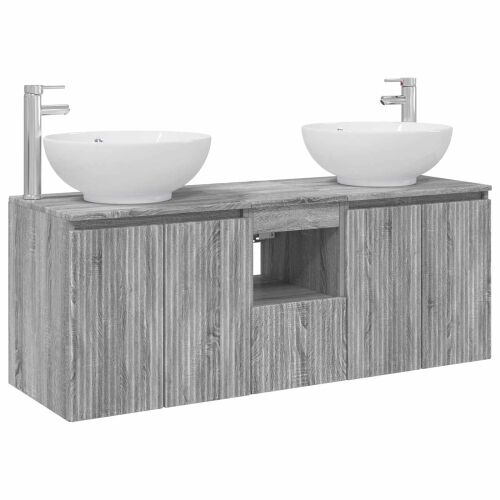 Set ormarića za kupaonicu 3 kom. Siva Sonoma - Siva Sonoma Cijena