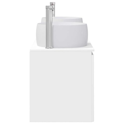 Set ormarića za kupaonicu 3 kom. Bijela 49,5 x 44,5 x 66 cm - Bijela Cijena