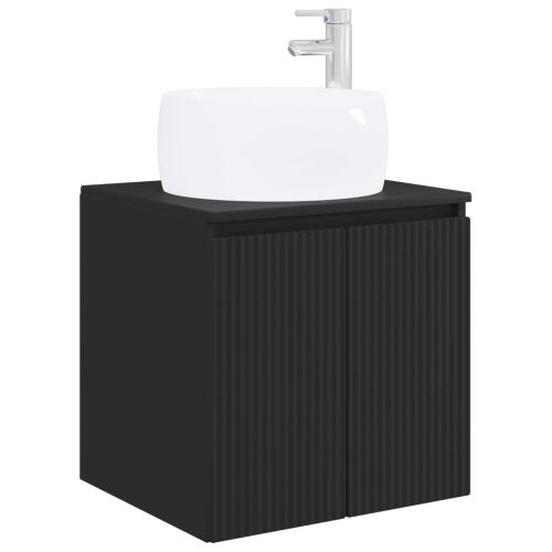 Set ormarića za kupaonicu 3 kom. Crna 49,5 x 44,5 x 66 cm - Crna Cijena
