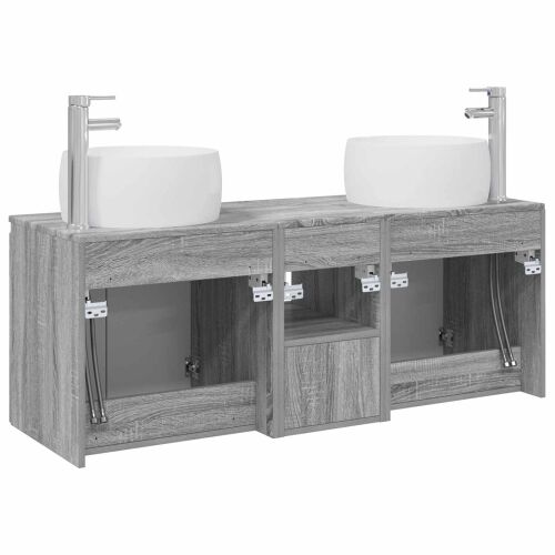 Set ormarića za kupaonicu 3 kom. Siva Sonoma - Siva Sonoma Cijena