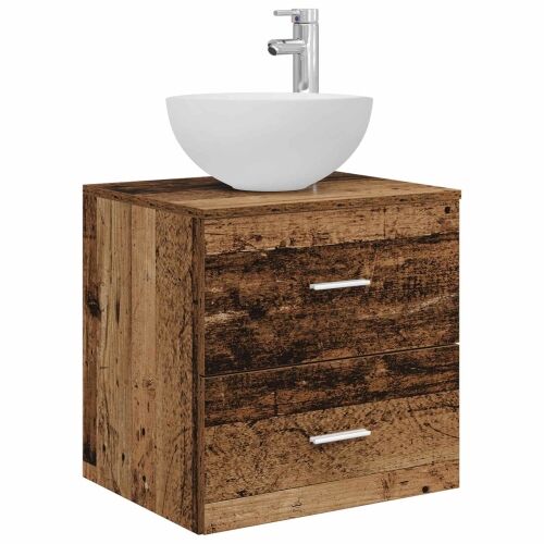 Set ormarića za kupaonicu 3 kom. Staro drvo 49,5 x 35 x 63 cm - Staro drvo Cijena