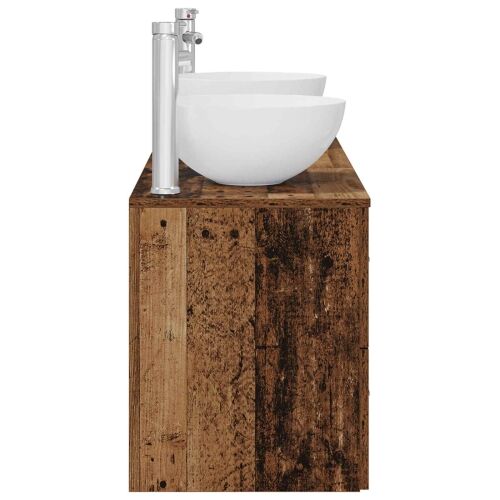 Set ormarića za kupaonicu 3 kom. Staro drvo 49,5 x 35 x 63 cm - Staro drvo Cijena