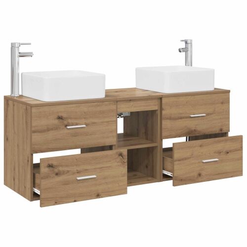 Set ormarića za kupaonicu 3 kom. Hrast artisan - Hrast artisan Cijena