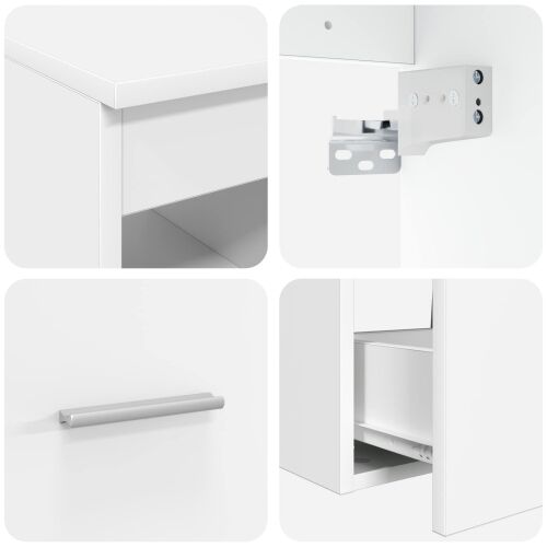 Set ormarića za kupaonicu 3 kom. Bijela 49,5 x 41 x 62,5 cm - Bijela Cijena