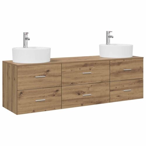 Set ormarića za kupaonicu 3 kom. Hrast artisan - Hrast artisan Cijena